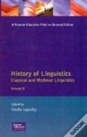 Capa do artigo History Of Linguistics Volume Ii