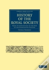 Capa do artigo History Of The Royal Society