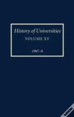 Capa do artigo History Of Universities: Volume Xv: 1997-1999