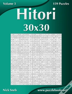 Capa do artigo Hitori 30x30 - Volume 3 - 159 Logic Puzz