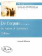 Hobbes, De Corpore (Iv, 25,  1-9), Sensation Et Expérience - Preview