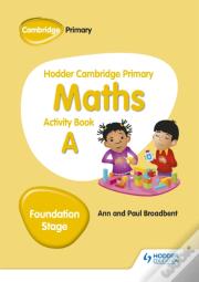 Hodder Cambridge Primary Maths Activity Book A Foundation Stage