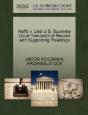 Hoffa V. Lieb U.S. Supreme Court Transcript Of Record With Supporting Pleadings - Preview