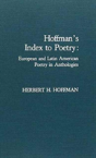 Hoffman'S Index To Poetry - Preview