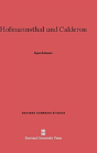 Hofmannsthal And Calderon - Preview