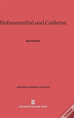 Capa do artigo Hofmannsthal And Calderon