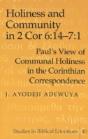 Holiness And Community In 2 Cor 6:14-7:1 - Preview