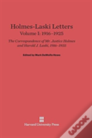 Holmes-Laski Letters, Volume I, (1916-1925)