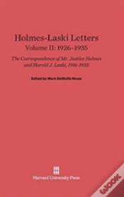 Capa do artigo Holmes-Laski Letters, Volume Ii, (1926-1935)