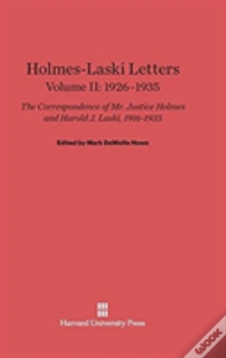 Capa do artigo Holmes-Laski Letters, Volume Ii, (1926-1935)