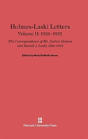Holmes-Laski Letters, Volume Ii, (1926-1935) - Preview