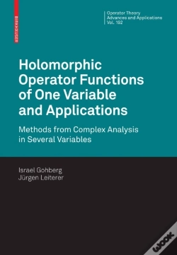 Capa do artigo Holomorphic Operator Functions Of One Variable And Applications