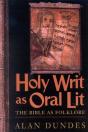 Holy Writ As Oral Lit - Preview