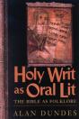 Holy Writ As Oral Lit - Preview