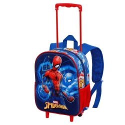 Capa do artigo Homem-Aranha Powerful Mochila 3D com Rodas Pequena, Azul