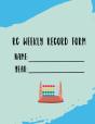 Homeschool Student Weekly Assignment Rec - Preview