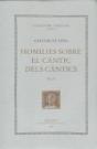 Homilies Sobre El Càntic Dels Càntics, Vol. Ii - Preview