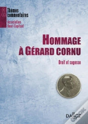 Capa do artigo Hommage À Gérard Cornu - Droit Et Sagesse