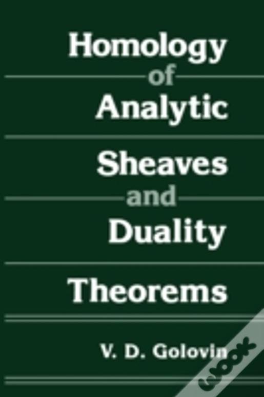 Homology Of Analytic Sheaves And Duality Theorems