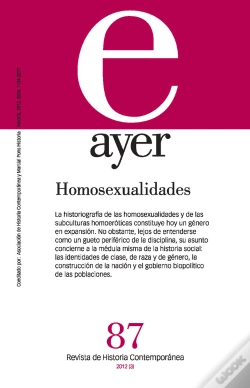Capa do artigo Homosexualidades (Ayer 87)