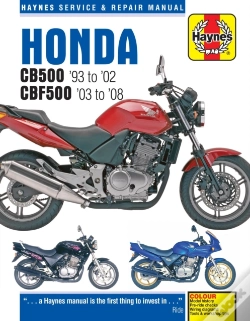 Capa do artigo Honda Cb500 & Cbf500 (93 - 08)