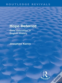 Capa do artigo Hope Deferred (Routledge Revivals)