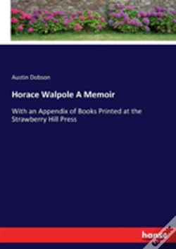Capa do artigo Horace Walpole A Memoir