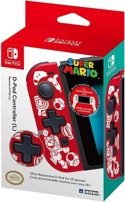Capa do artigo Hori D-Pad Joy-Con Esquerdo Super Mario Nintendo Switch