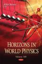 Horizons In World Physics. Volume 309 - Preview