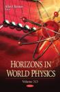 Horizons In World Physics. Volume 313 - Preview