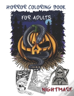 Capa do artigo Horror Coloring Book For Adults Nightmare