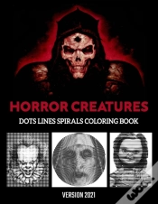 Capa do artigo Horror Creatures Dots Lines Spirals Coloring Book