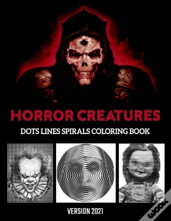 Capa do artigo Horror Creatures Dots Lines Spirals Coloring Book