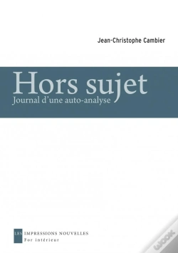 Capa do artigo Hors Sujet ; Journal D'Une Auto-Analyse