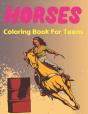 Horses Coloring Book For Teens - Preview