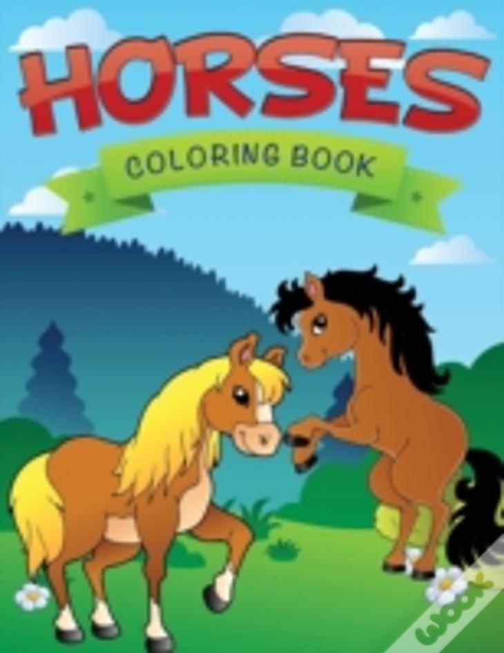 Horses Coloring Book