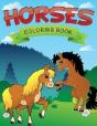 Horses Coloring Book - Preview