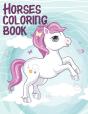 Horses Coloring Book - Preview
