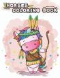 Horses Coloring Book - Preview