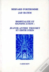 Capa do artigo Hospitalite Et Signification ; Jeanne Antide Thoret Et Edith Stein
