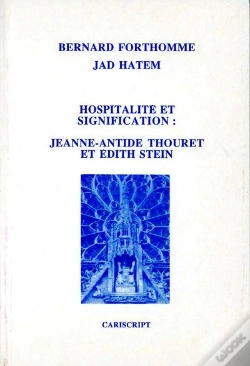 Capa do artigo Hospitalite Et Signification ; Jeanne Antide Thoret Et Edith Stein