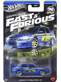 Capa do artigo Hot Wheels Fast & Furious Graphic Remix Lancer Evolution VII 1:64