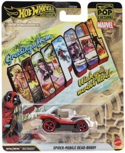 Capa do artigo Hot Wheels Premium Pop Culture Deadpool Spider-Mobile Dead-Buggy 1:64