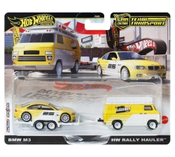 Capa do artigo Hot Wheels Team Transport BMW M3 & HW Rally Hauler 1:64