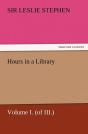 Hours In A Library, Volume I. (Of Iii.) - Preview
