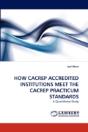 How Cacrep Accredited Institutions Meet The Cacrep Practicum Standards - Preview