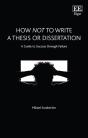 How Not To Write A Thesis Or Dissertation - Preview