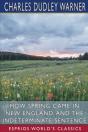 How Spring Came In New England, And The Indeterminate Sentence (Esprios Classics) - Preview
