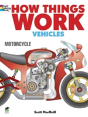How Things Work - Vehicles Coloring Book - Preview