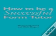 How To Be A Successful Form Tutor